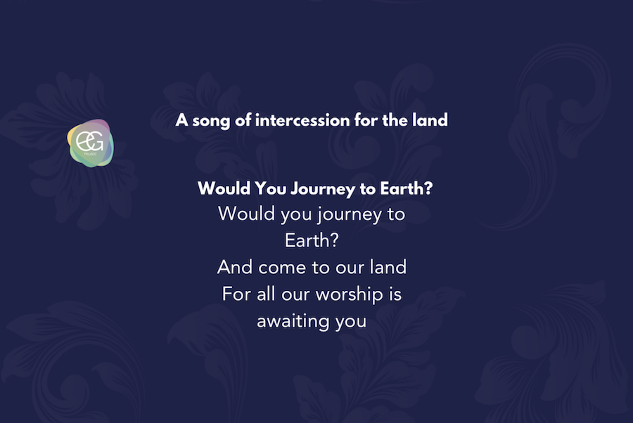 VIDEO: A Song of Intercession; Would you journey to earth?